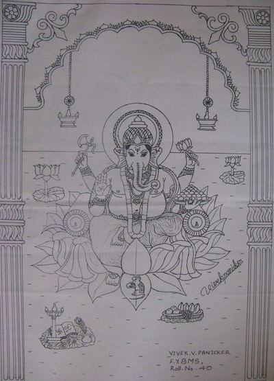 Tanjore Painting Sketches - Crafts Classes In Alwarpet Chennai - Click.in